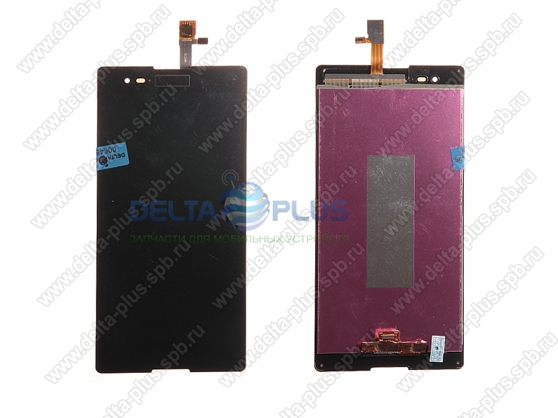 SONY D5303/D5306/D5322 Xperia T2 Ultra дисплей в сборе с тачскрином (цвет - черный) аналог