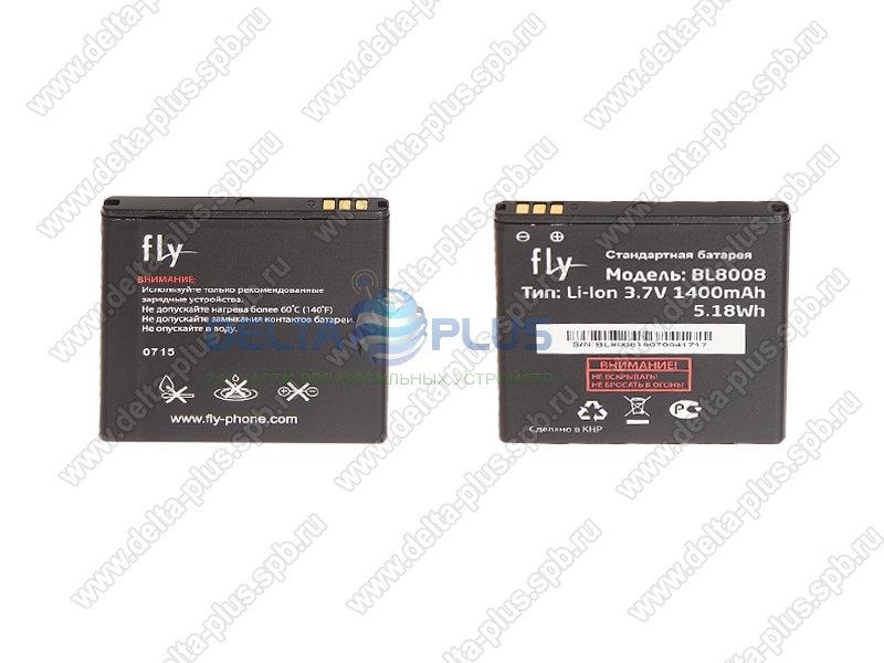 FLY FS401 Stratus 1 (BL8008) аккумулятор Li-ion 1400mAh