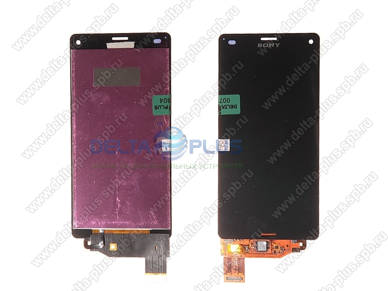 SONY D5803 Xperia Z3 Compact дисплей в сборе с тачскрином (цвет - черный) аналог